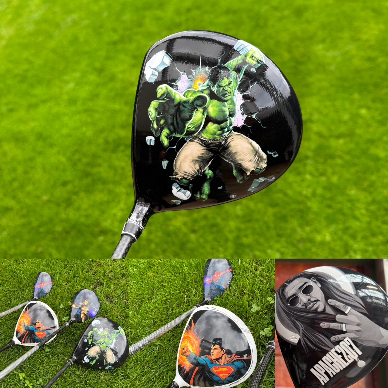 Golfschlägerfolierung mit Wunschmotiv