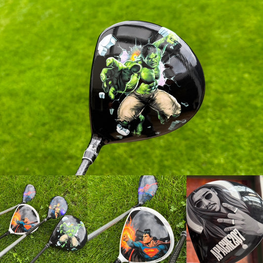 Golfschlägerfolierung mit Wunschmotiv